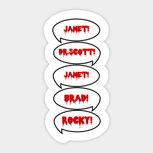 Janet! Sticker